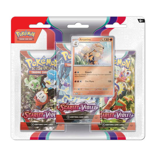 Scarlet & Violet - 3er Pack Blister  - EN