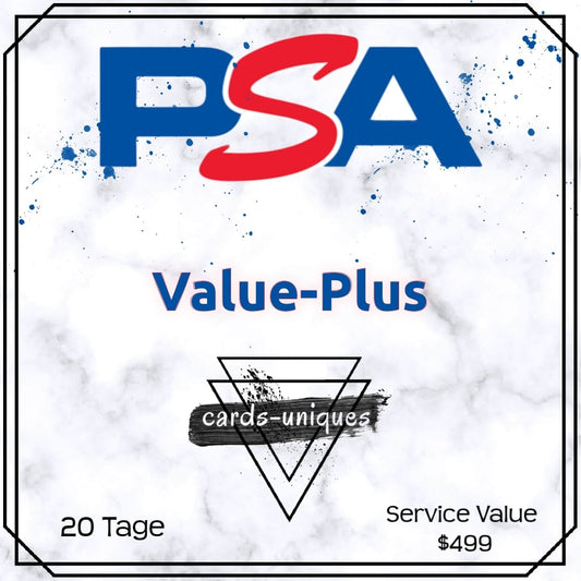 PSA Value PLUS Grading - bis $499