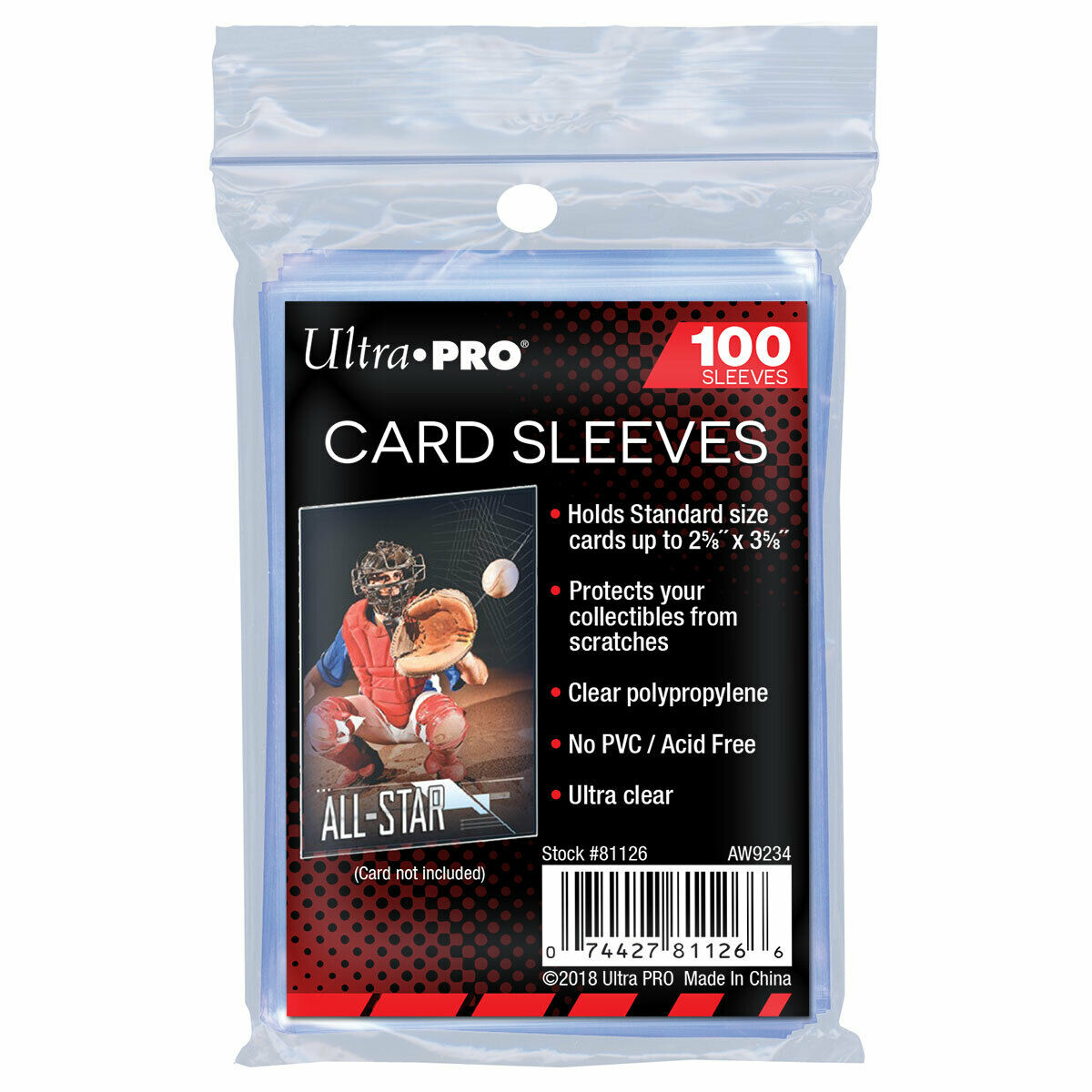 Ultra Pro Standard Regular Soft Sleeves (100)