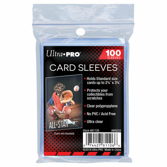 Ultra Pro Standard Regular Soft Sleeves (100)